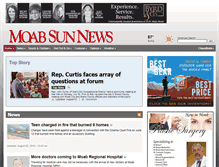 Tablet Screenshot of moabsunnews.com